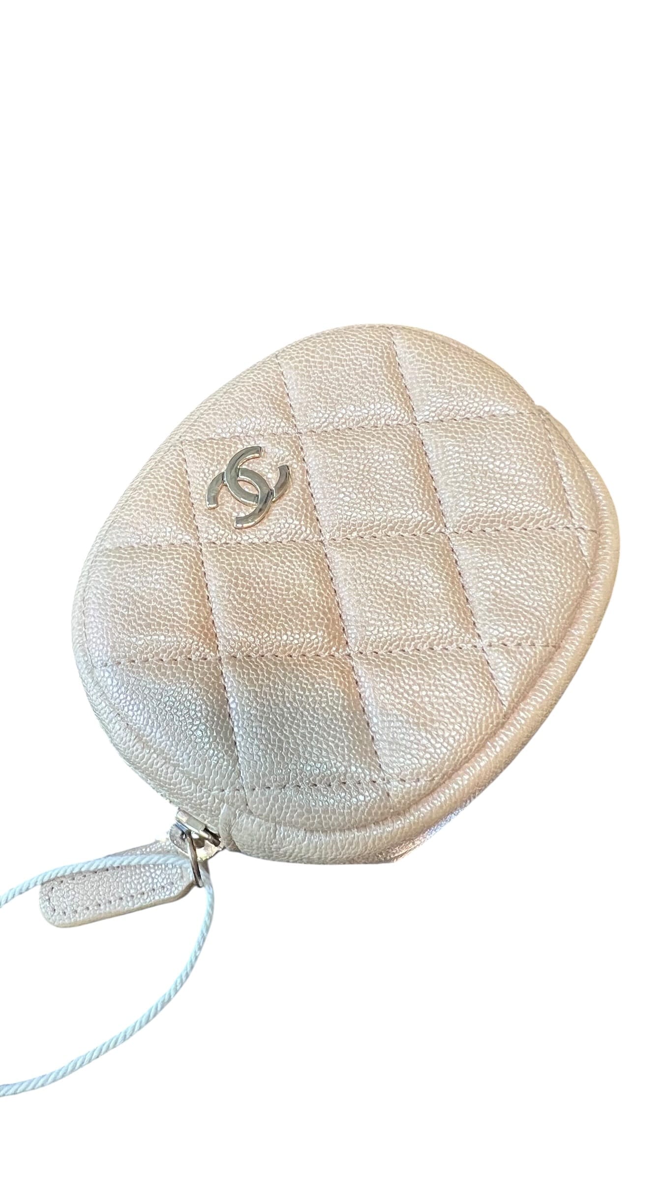 Chanel Zipped Coin Purse Gold Caviar GHW #27 SSLG1048