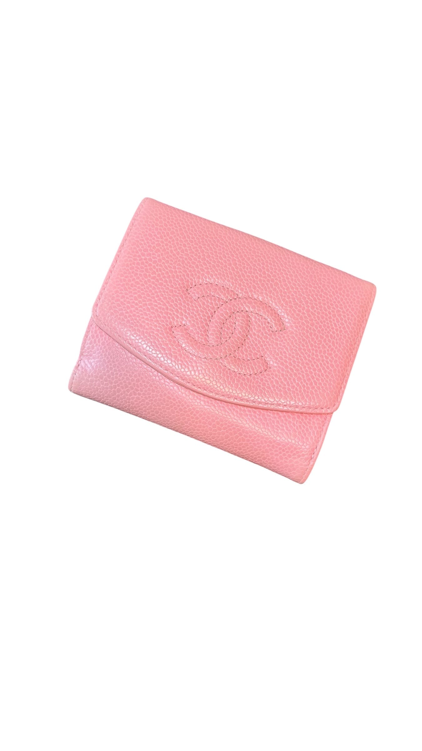 Chanel Timeless Compact Pink Caviar LGHW #9 SSLG1045