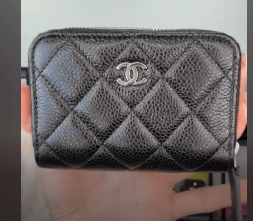 Chanel C26030894 Chanel Zippy Coin Cas Black Lambskin