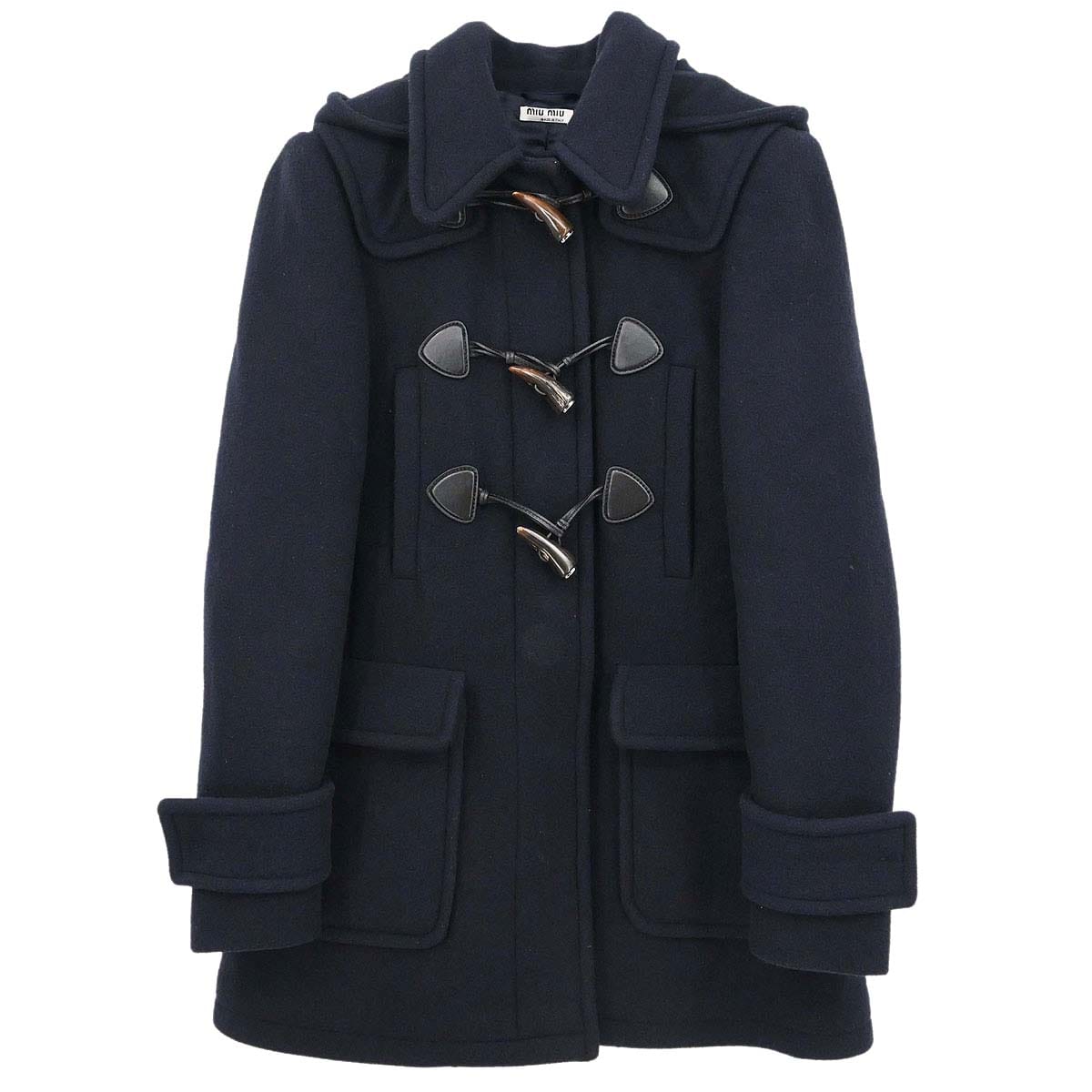 Miu Miu 2016 Duffel Coat Navy #36