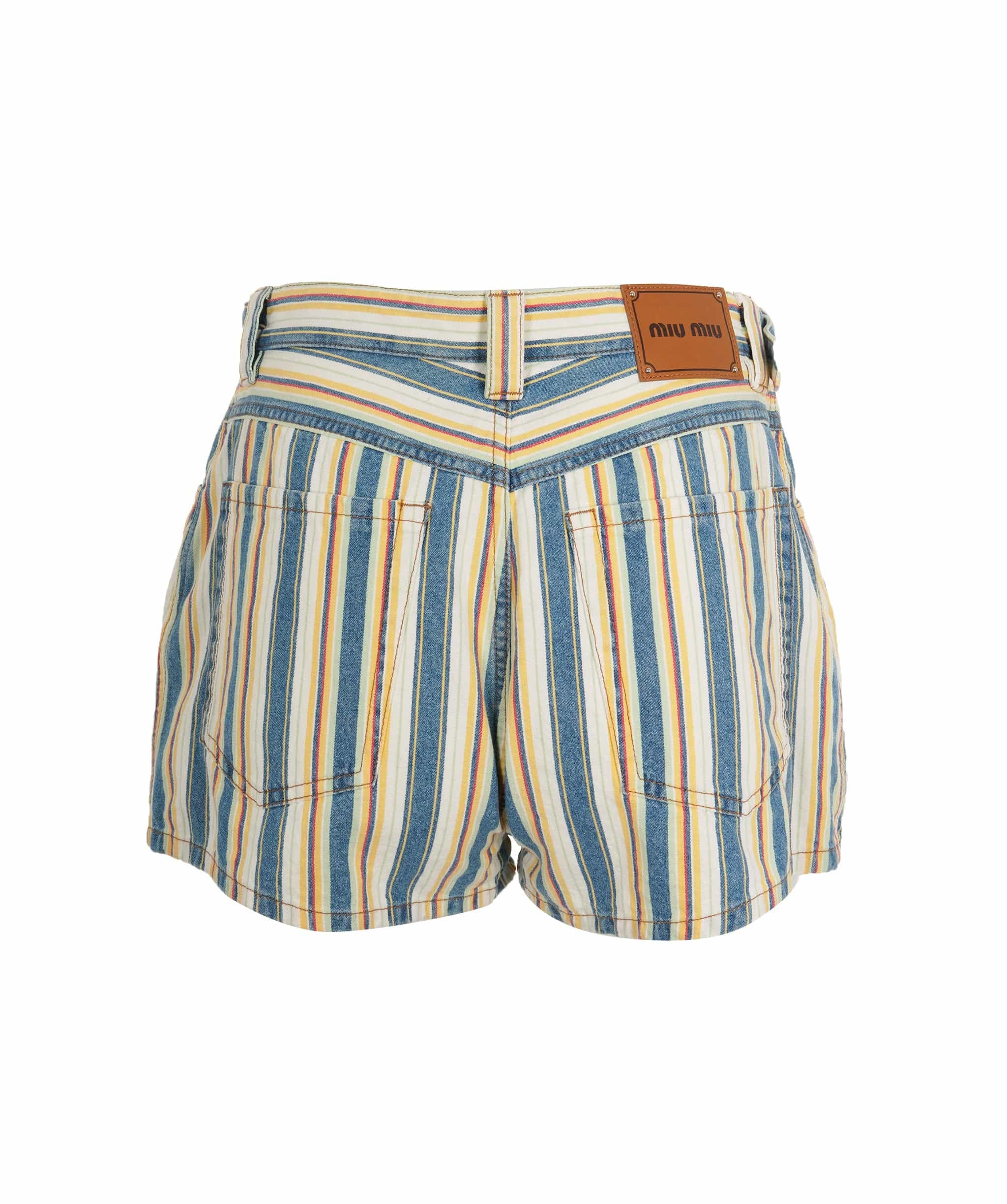 Miu Miu Striped shorts ALL0632