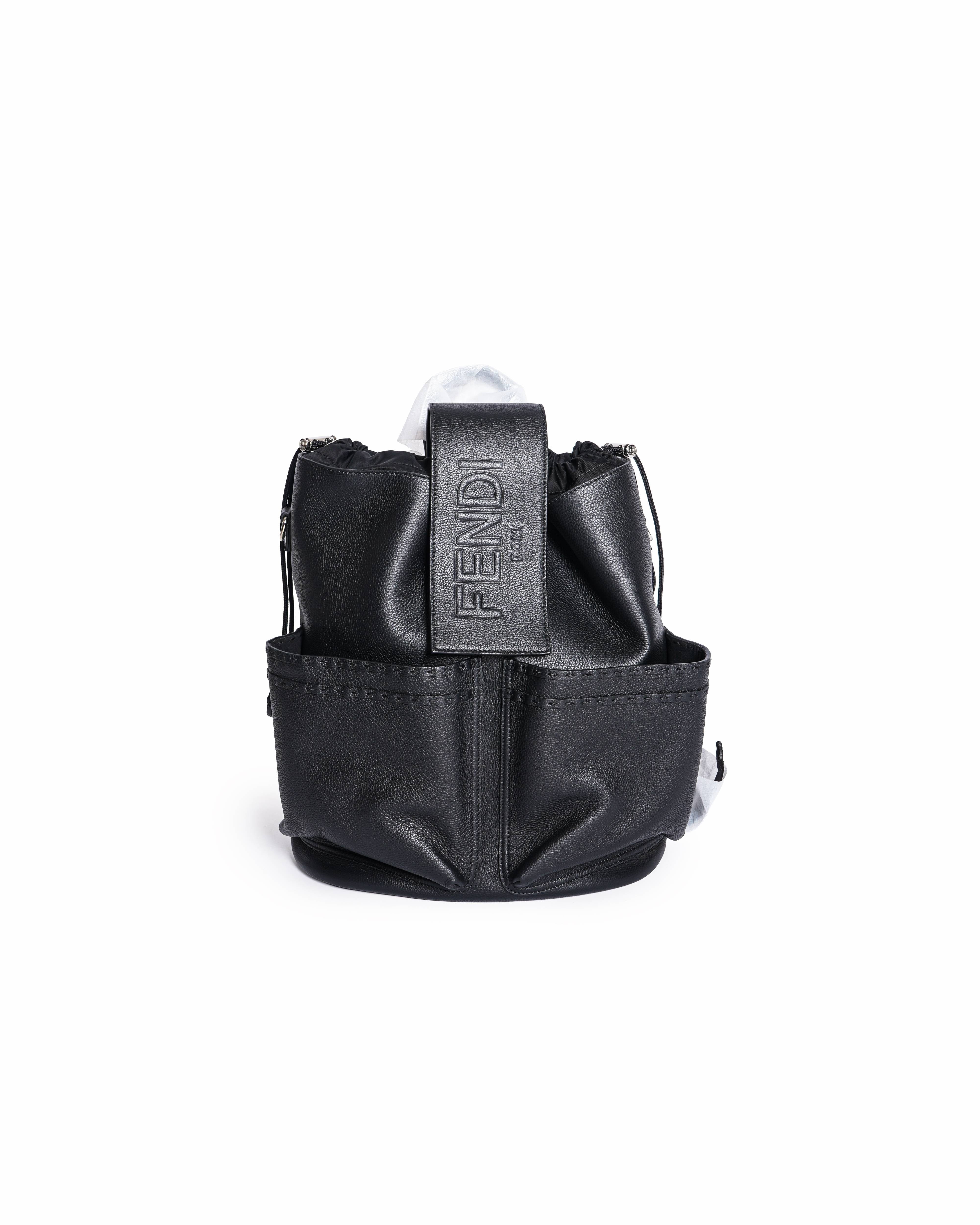 Fendi Strike Medium Leather Backpack
