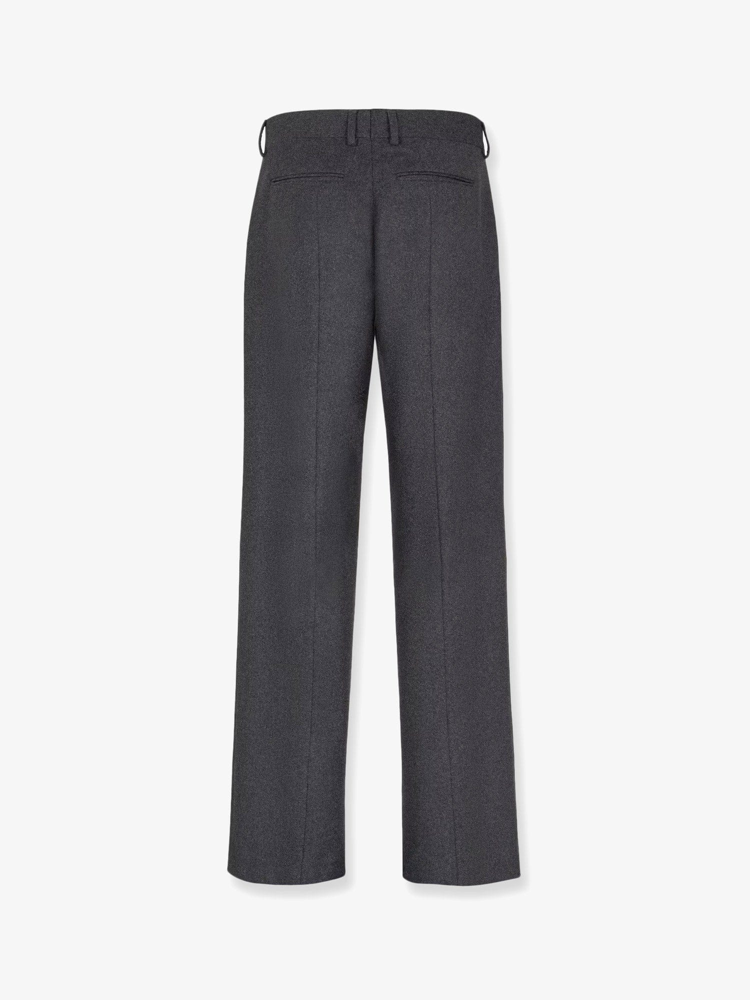 Fendi Stretch cashmere trouser with logoed detail