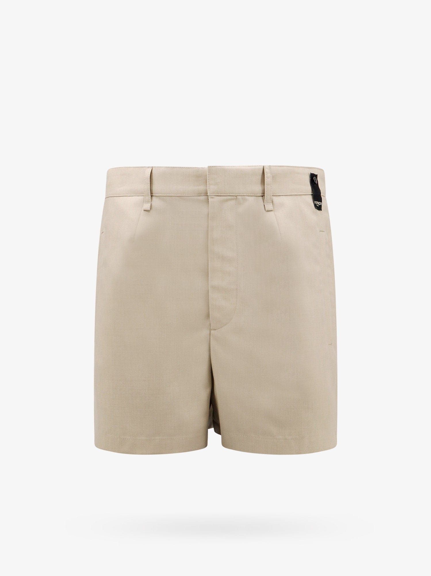 Fendi Wool shorts with Made in Fendi label
