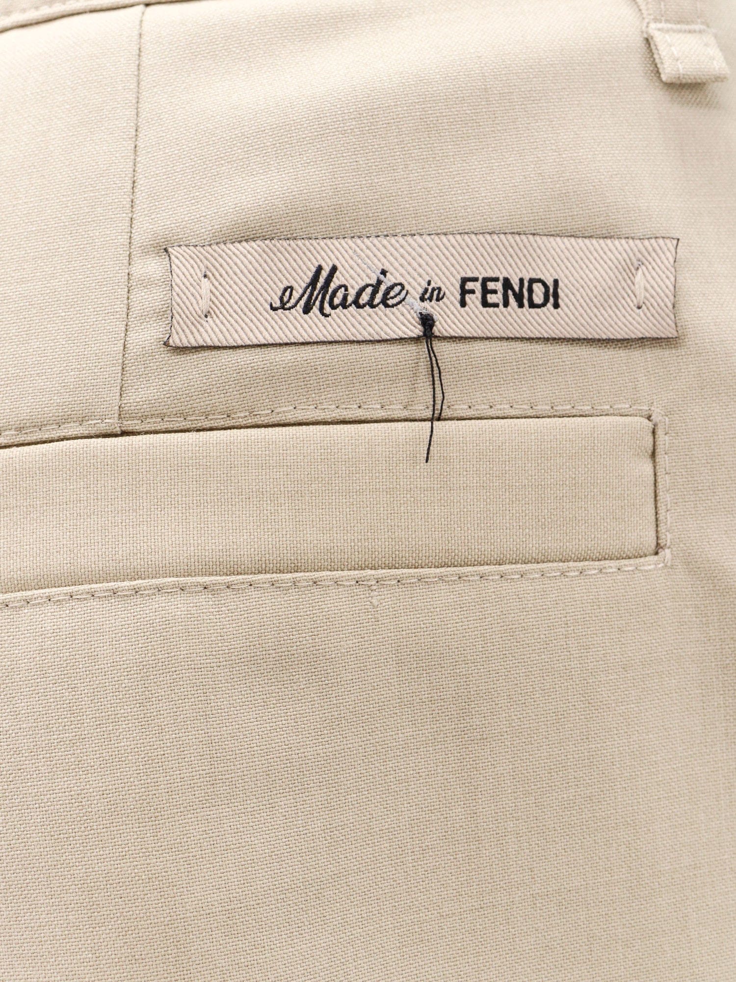 Fendi Wool shorts with Made in Fendi label