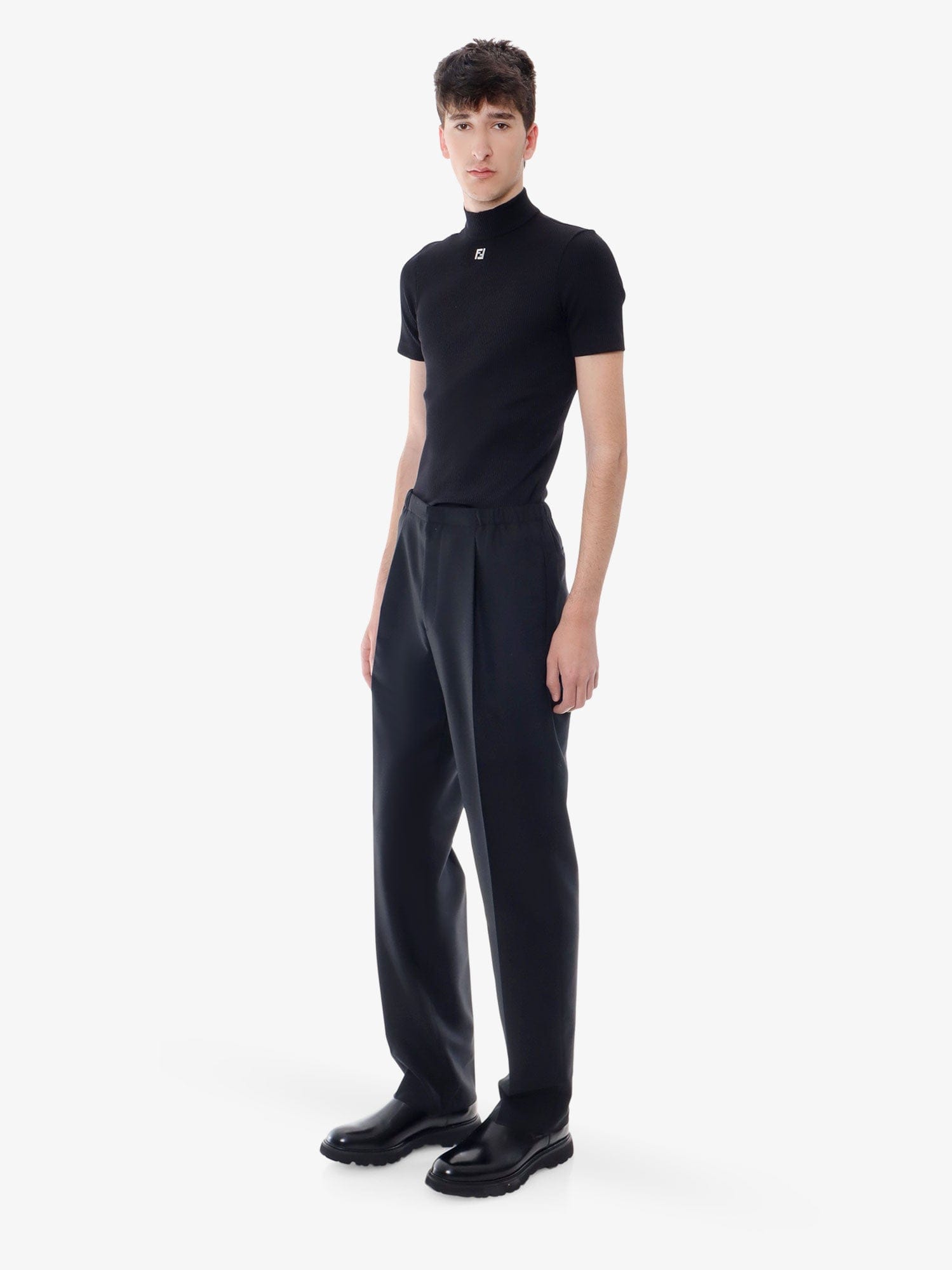 Fendi Wool trouser with Made in Fendi label