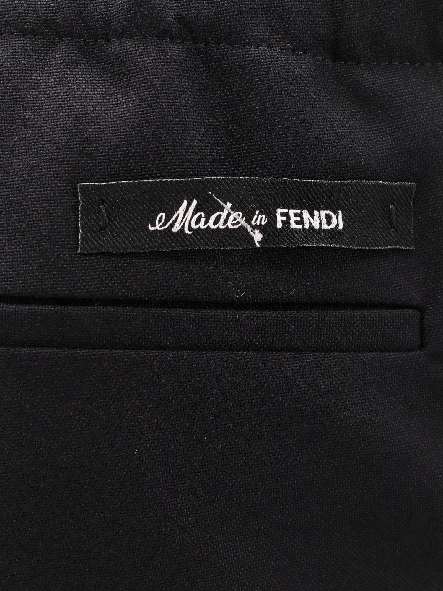 Fendi Wool trouser with Made in Fendi label
