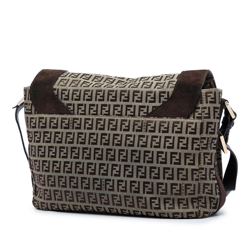 Fendi Zucchino Canvas Messenger Bag