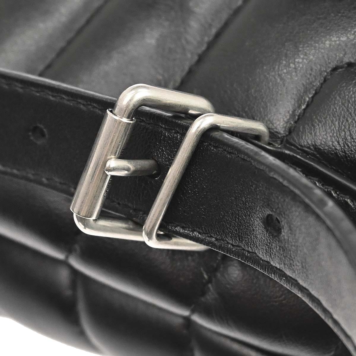 Saint Laurent Black Leather Loulou Backpack
