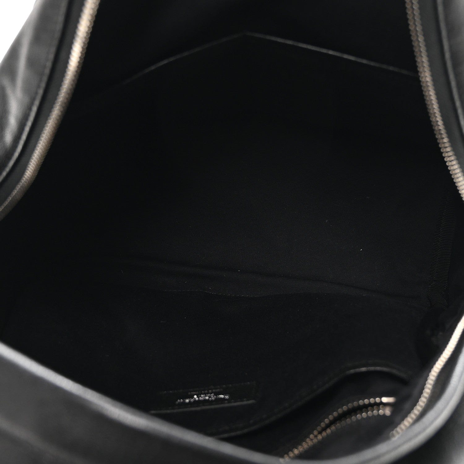Saint Laurent Sheepskin Love Appliqué Mini City Backpack Black