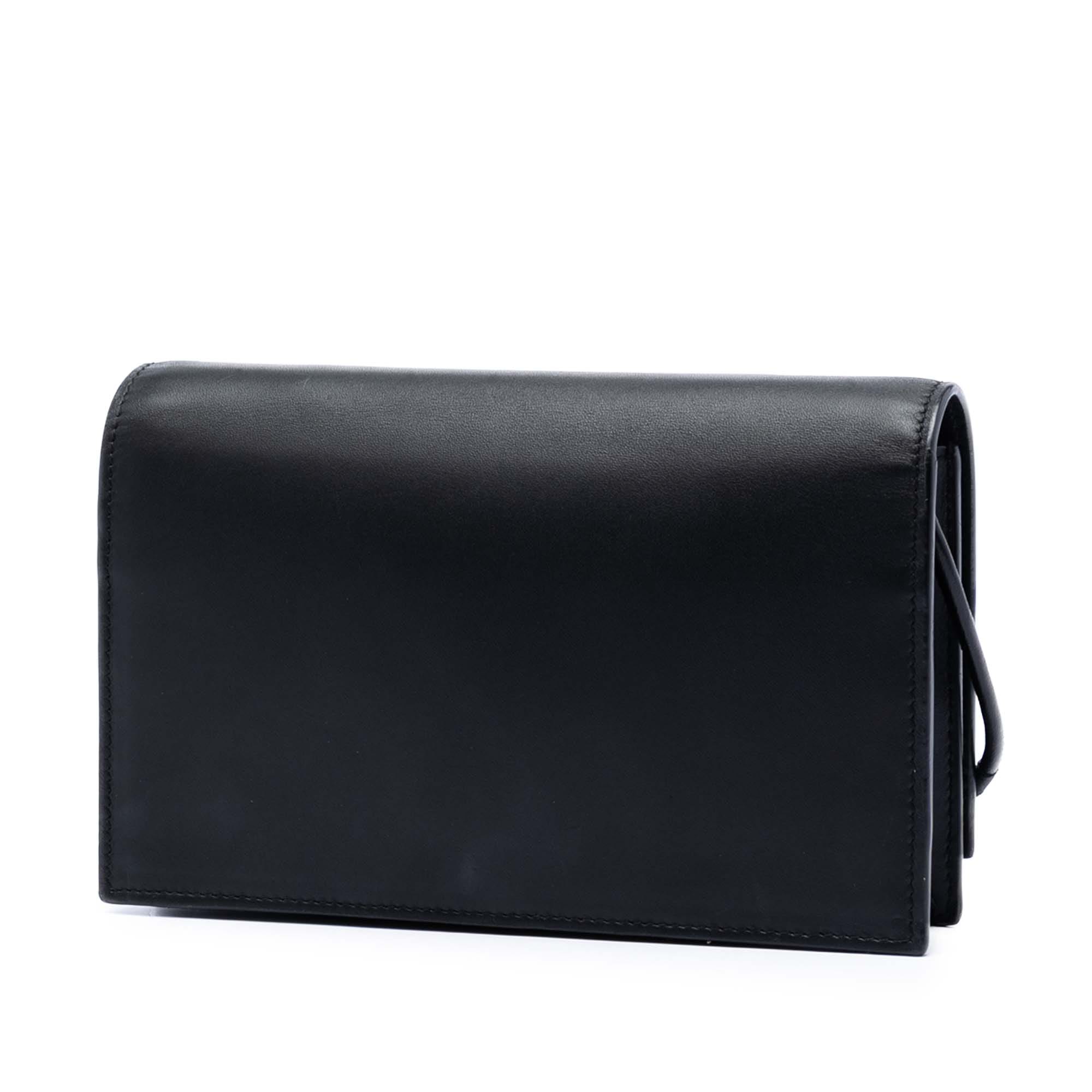 Saint Laurent Smooth Calfskin Monogram Kate Bicolor Tassel Wallet On Strap