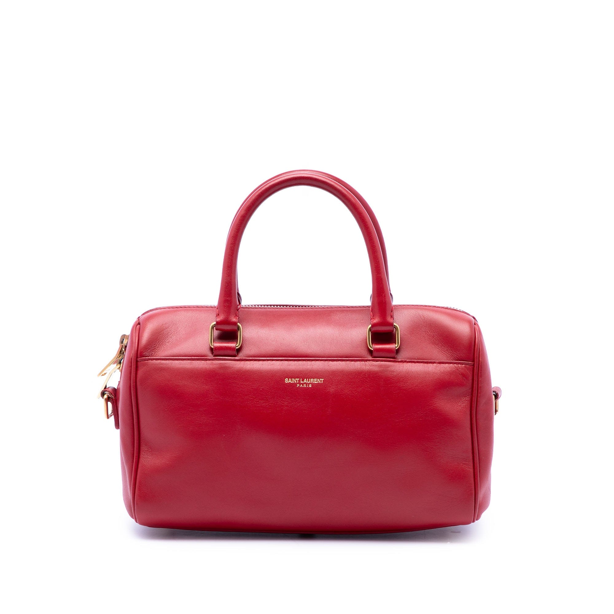 Saint Laurent Baby Leather Classic Duffle Satchel