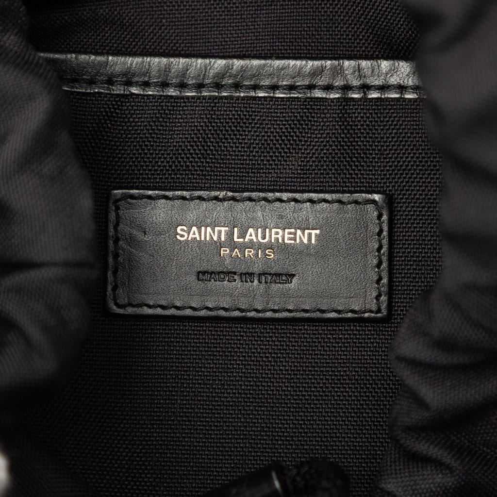 Saint Laurent Canvas Monogram Utilitarian Hunting Backpack