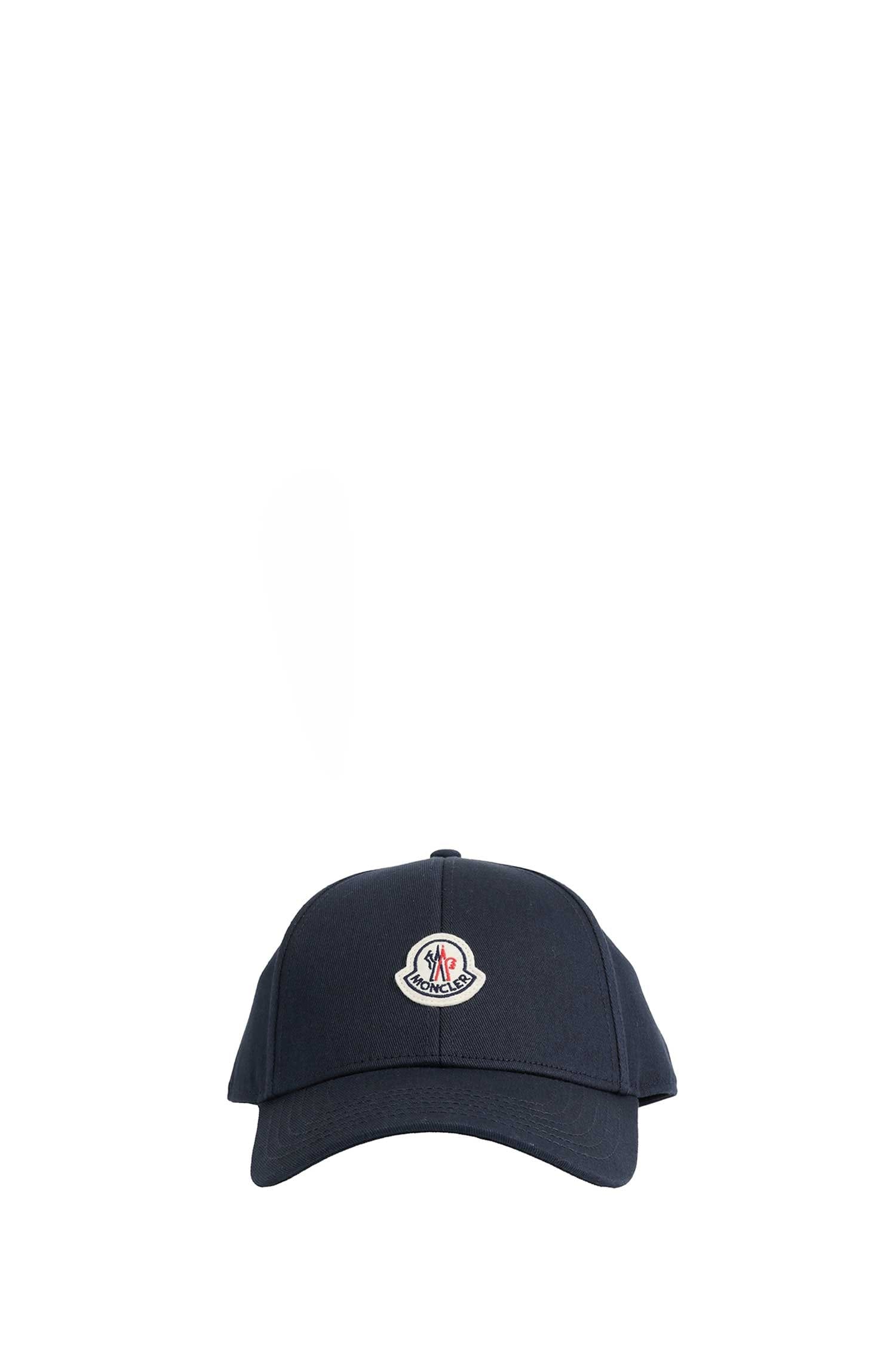 Moncler Cotton Gabardine Baseball Cap