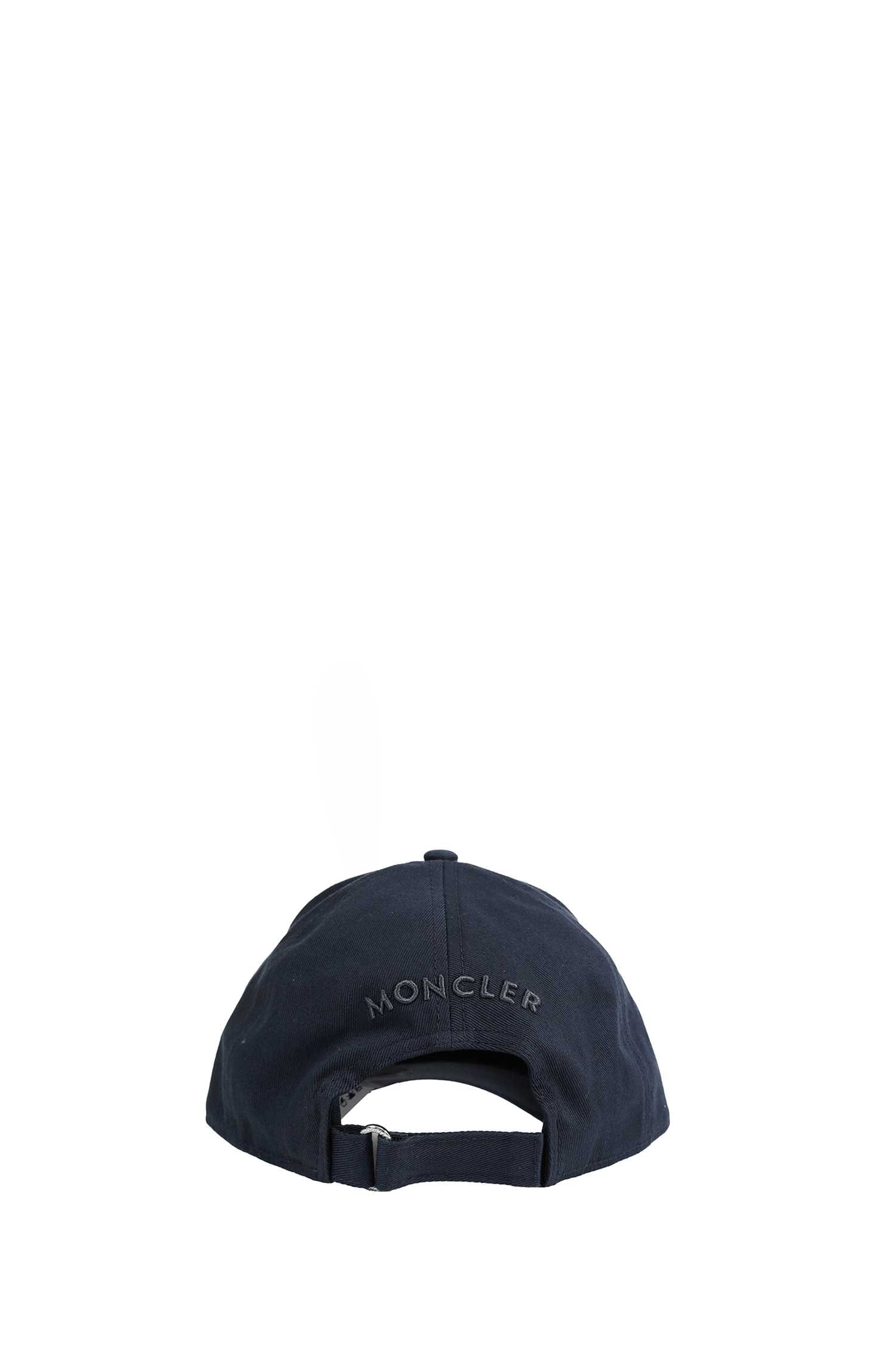 Moncler Cotton Gabardine Baseball Cap
