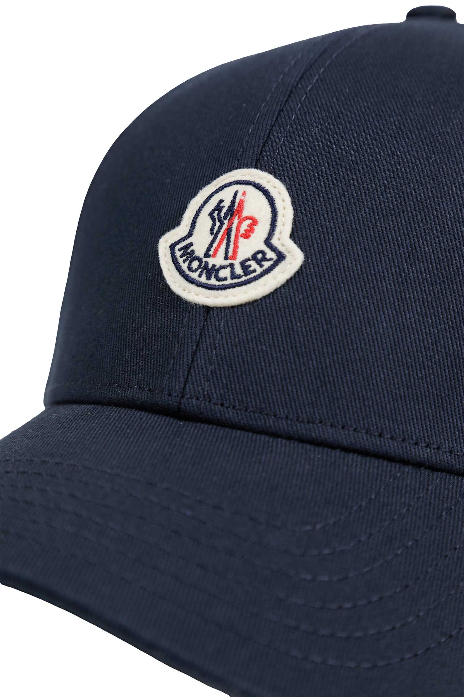 Moncler Cotton Gabardine Baseball Cap