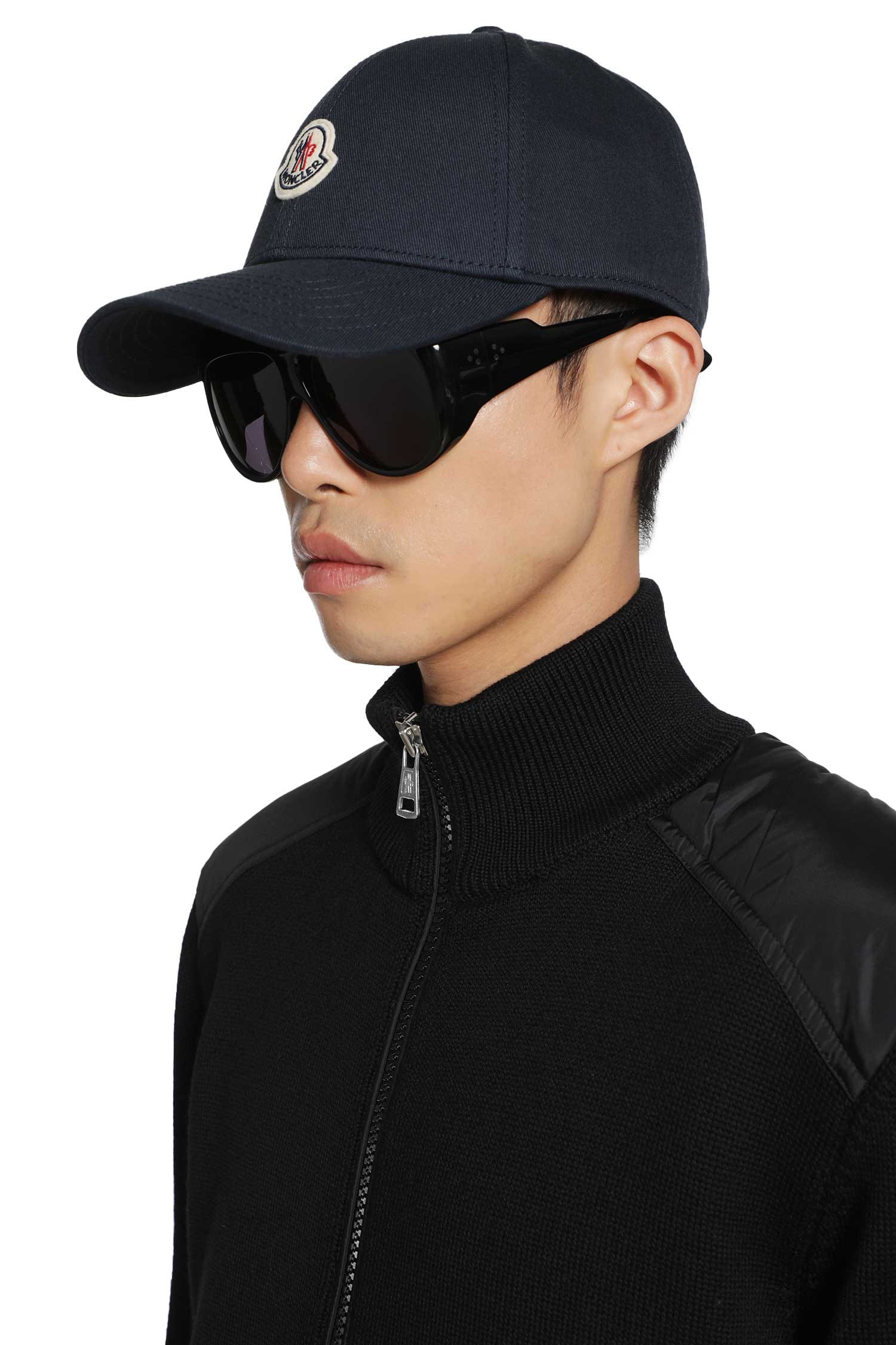 Moncler Cotton Gabardine Baseball Cap