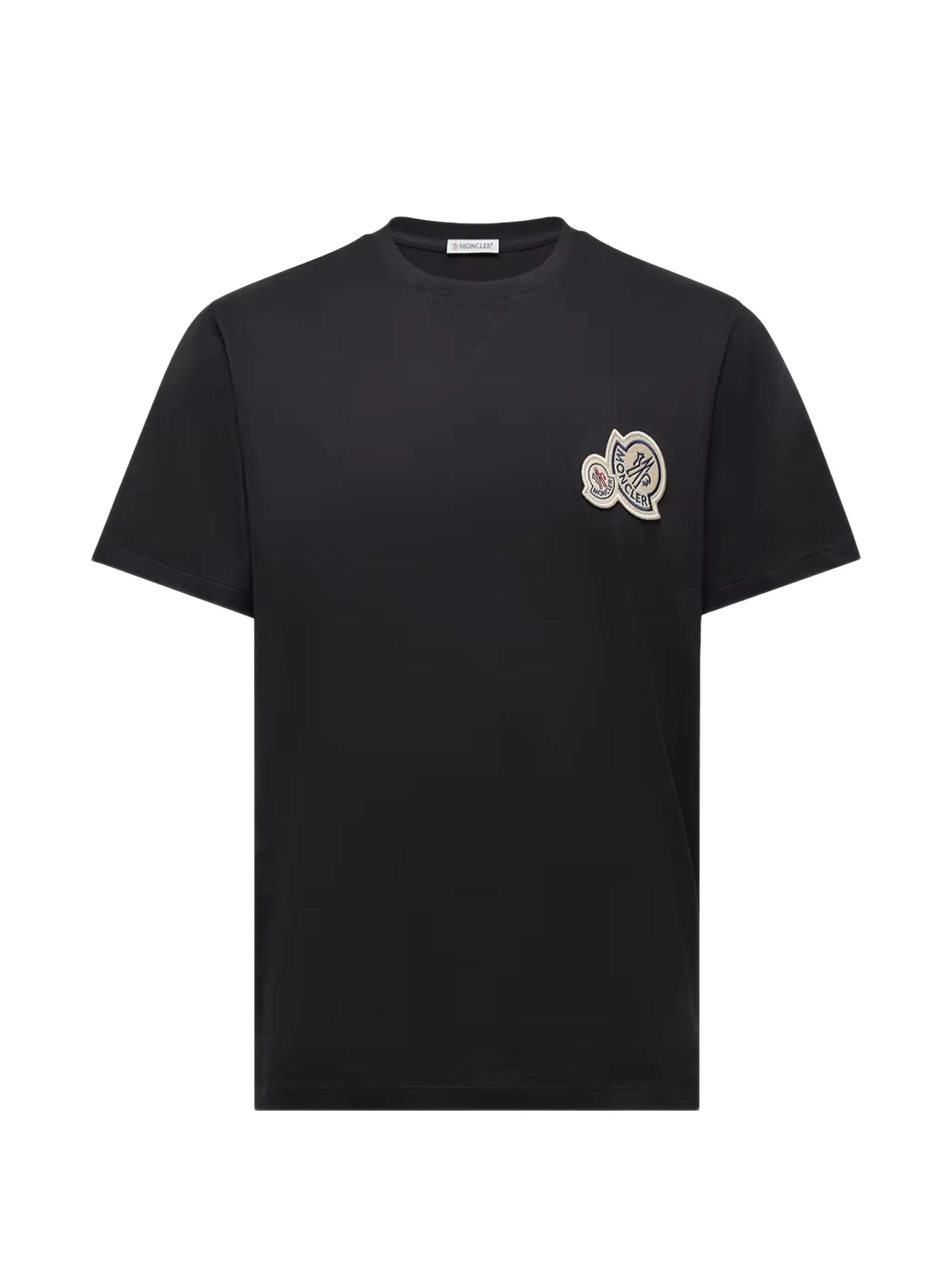 Moncler double logo - patch T - shirt
