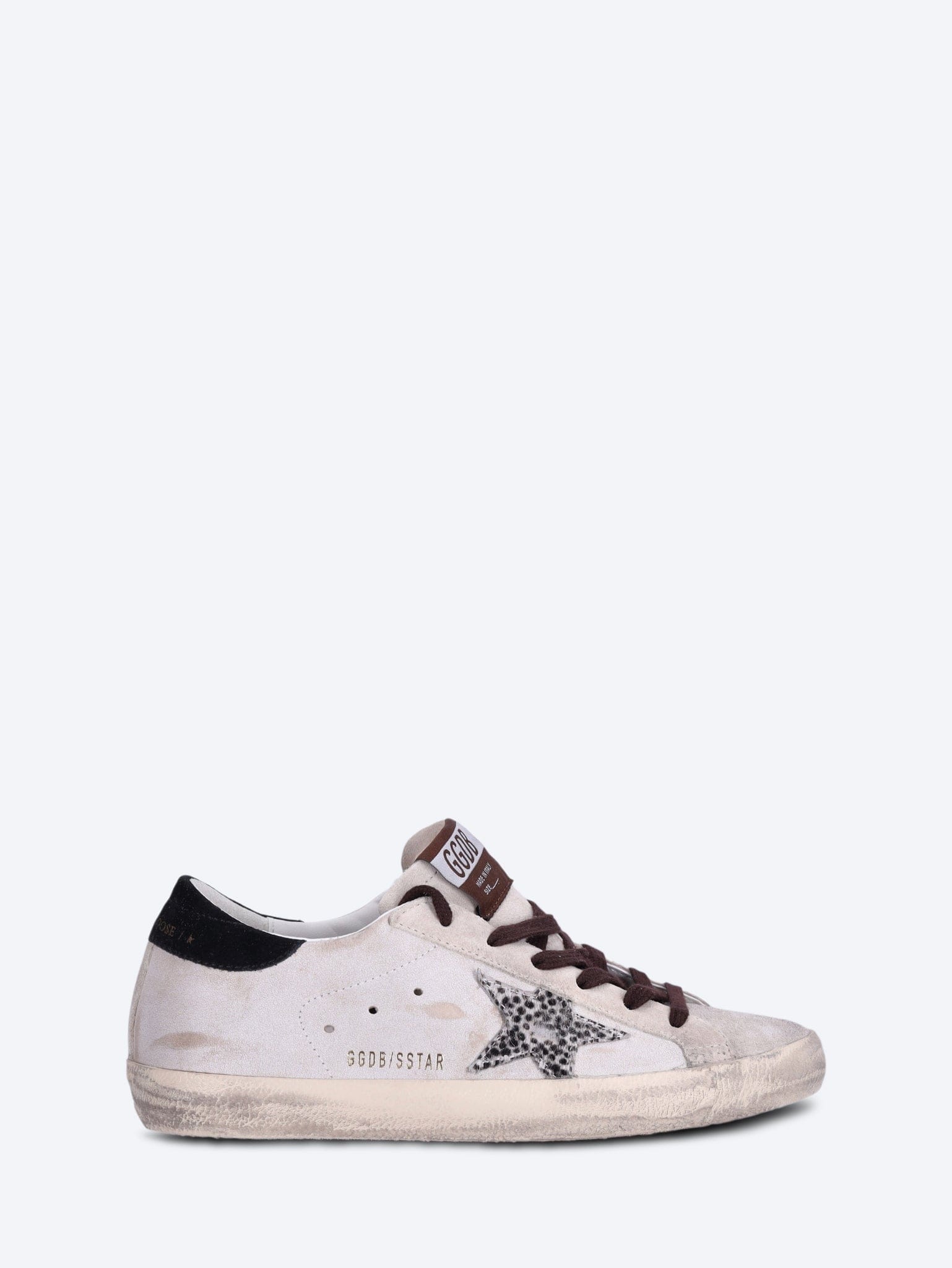 Golden Goose Super star suede toe tongue and heel leather upper pois horsy star sneakers