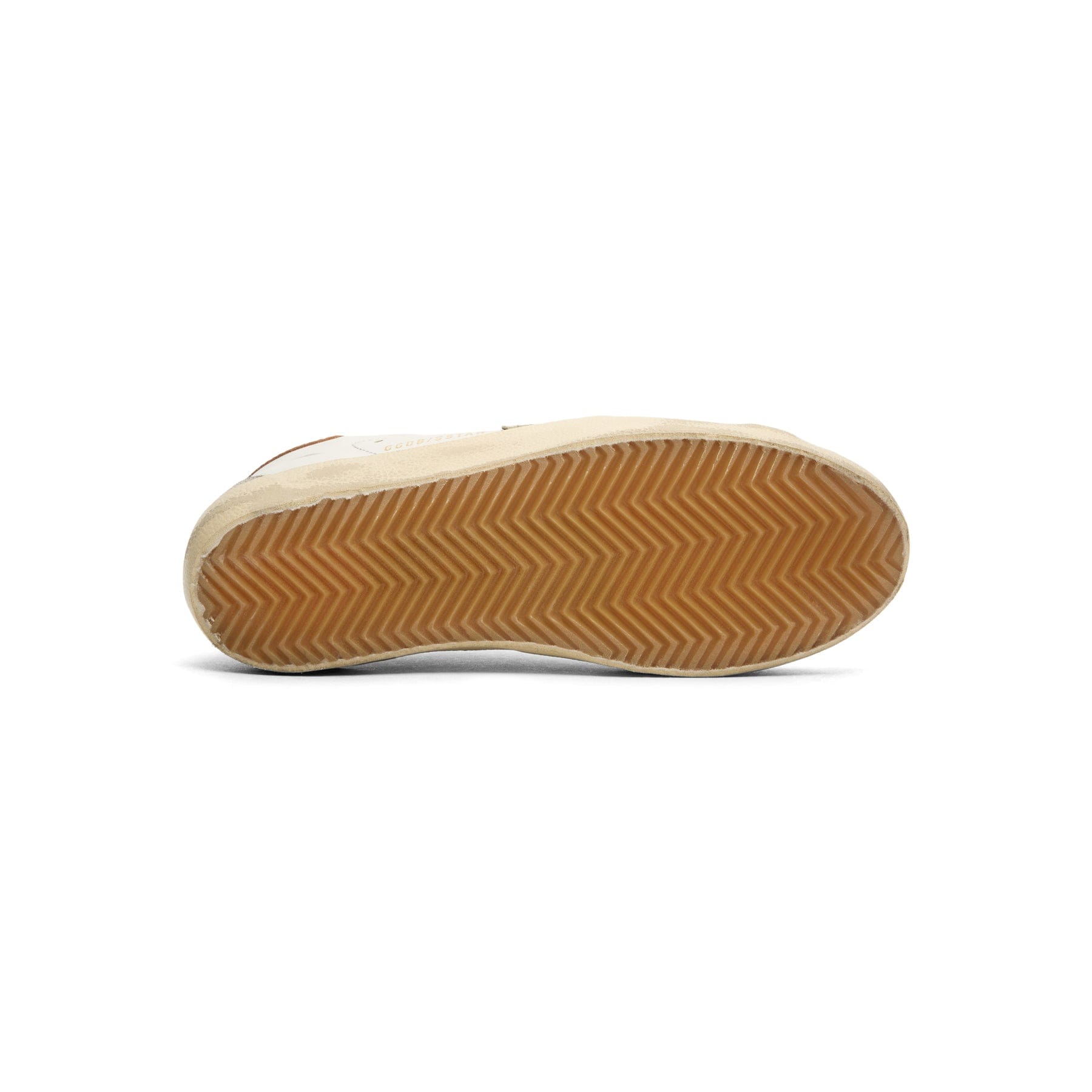 Golden Goose Super - Star Leather Upper And Heel Suede (White/Ice/Light Brown)
