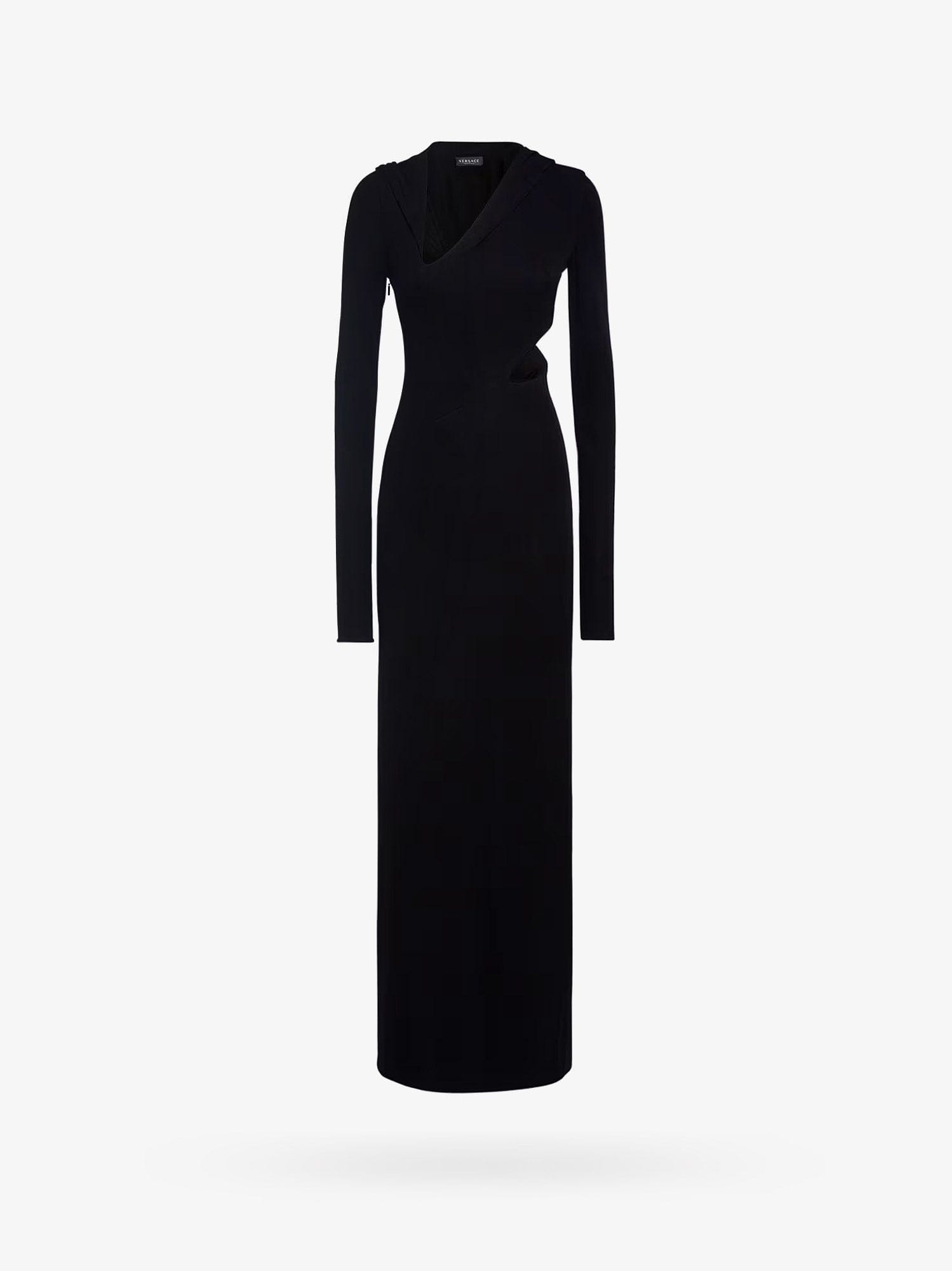 Versace Sustainable viscose dress with cut - out details