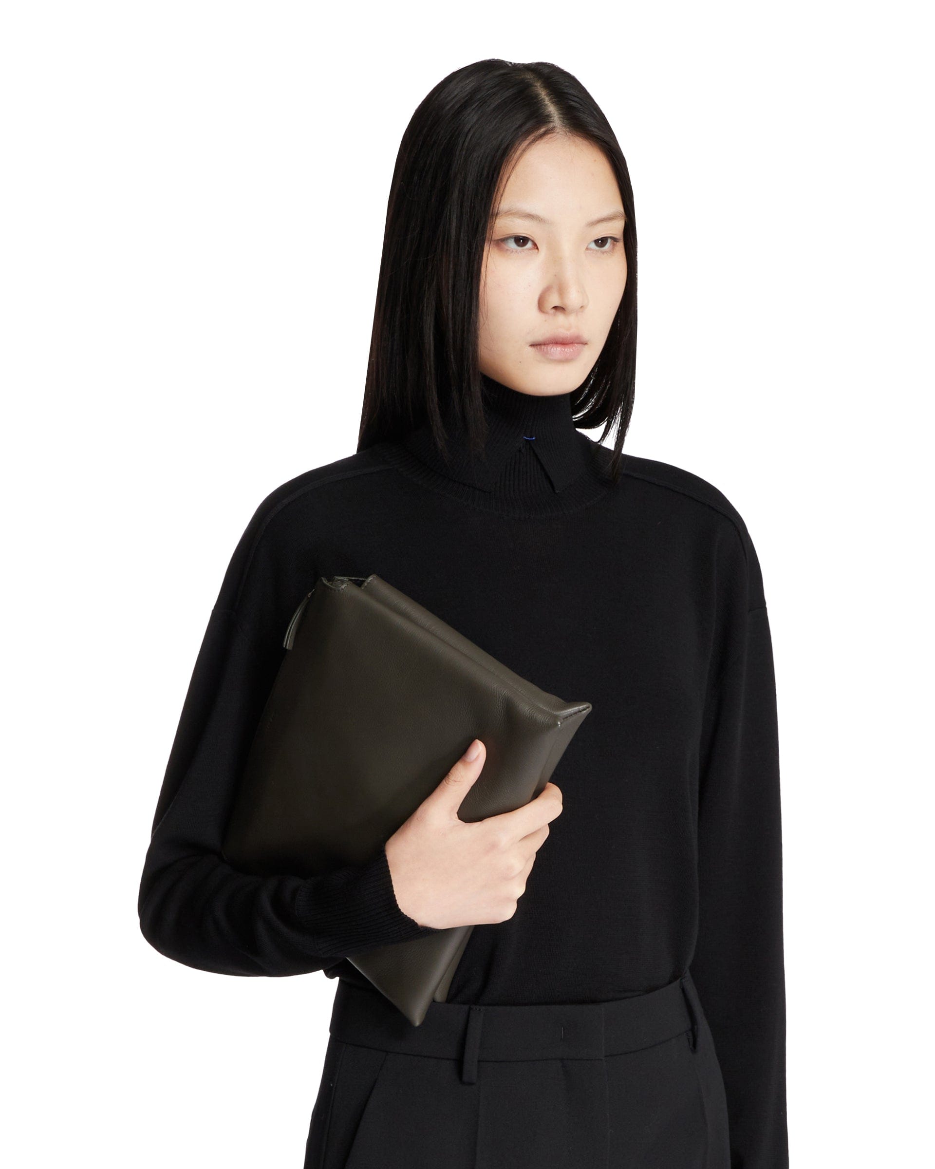 THE ROW Borsa Nu Twin Grigia