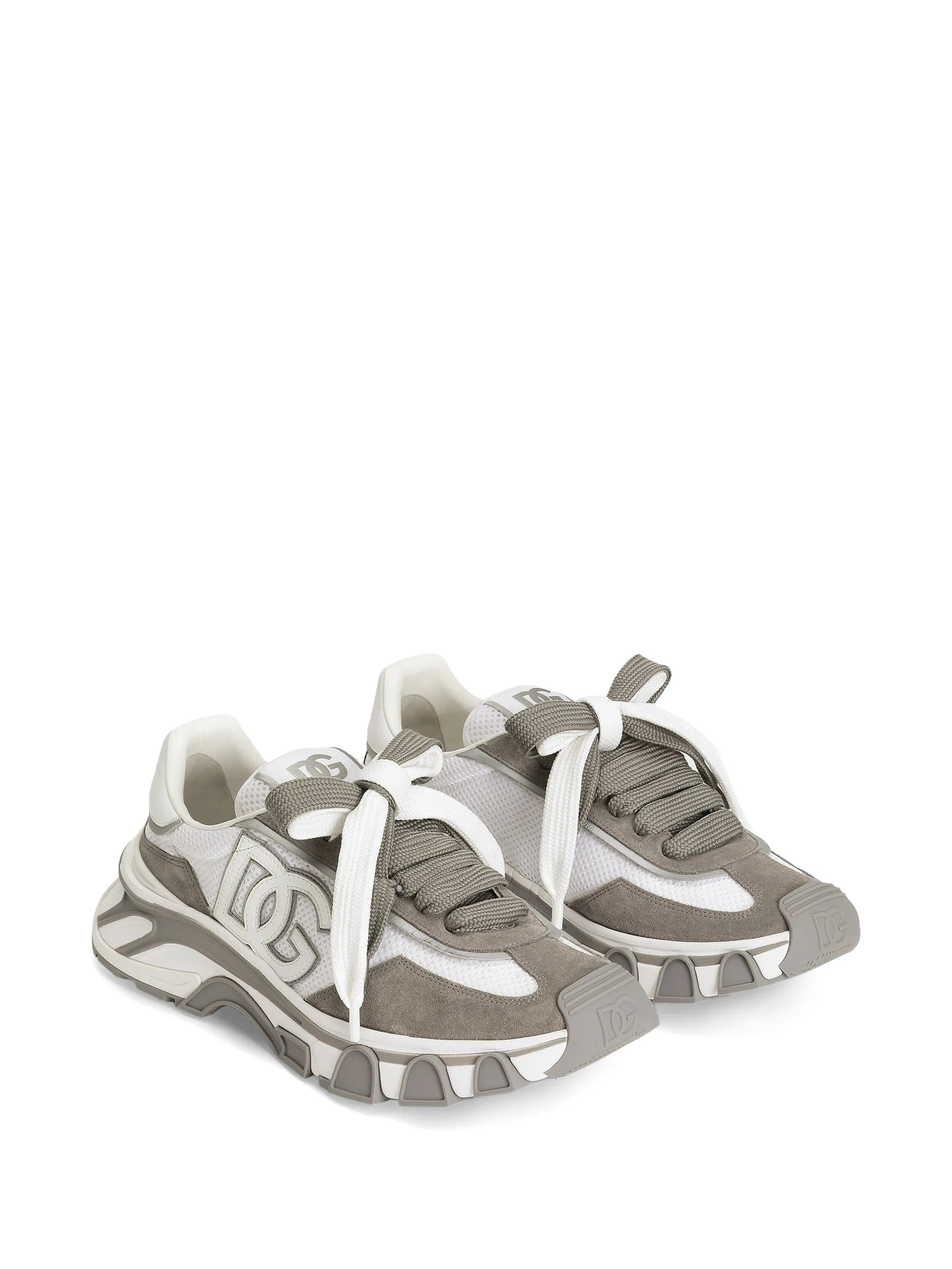 Dolce & Gabbana DG Country Road nylon and calfskin sneakers