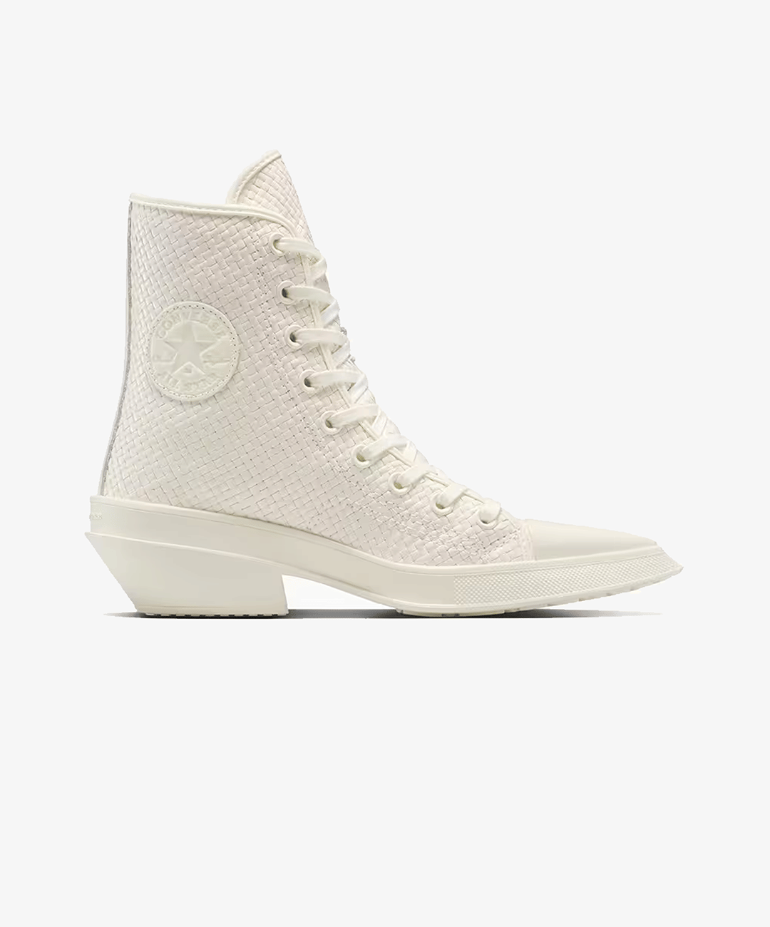 Converse | CHUCK 70 DE LUXE POINTED PLATFORM WOVEN { BEIGE