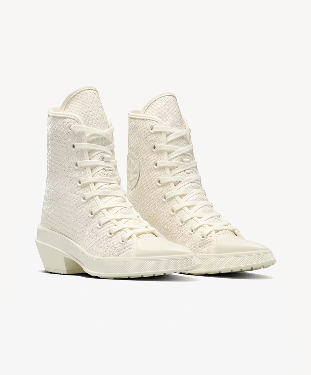 Converse | CHUCK 70 DE LUXE POINTED PLATFORM WOVEN { BEIGE