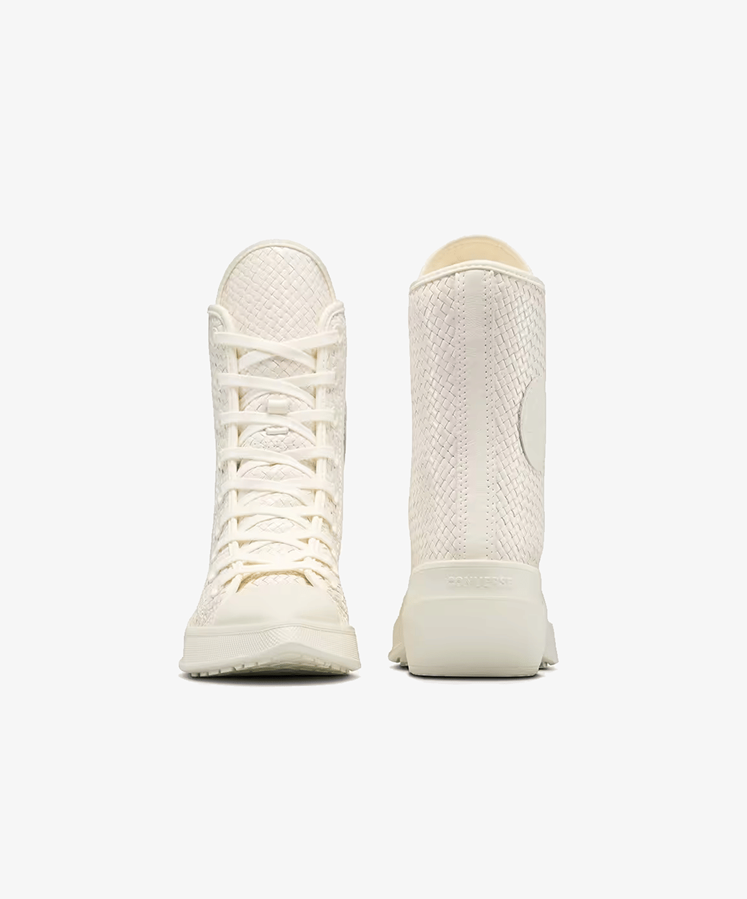 Converse | CHUCK 70 DE LUXE POINTED PLATFORM WOVEN { BEIGE