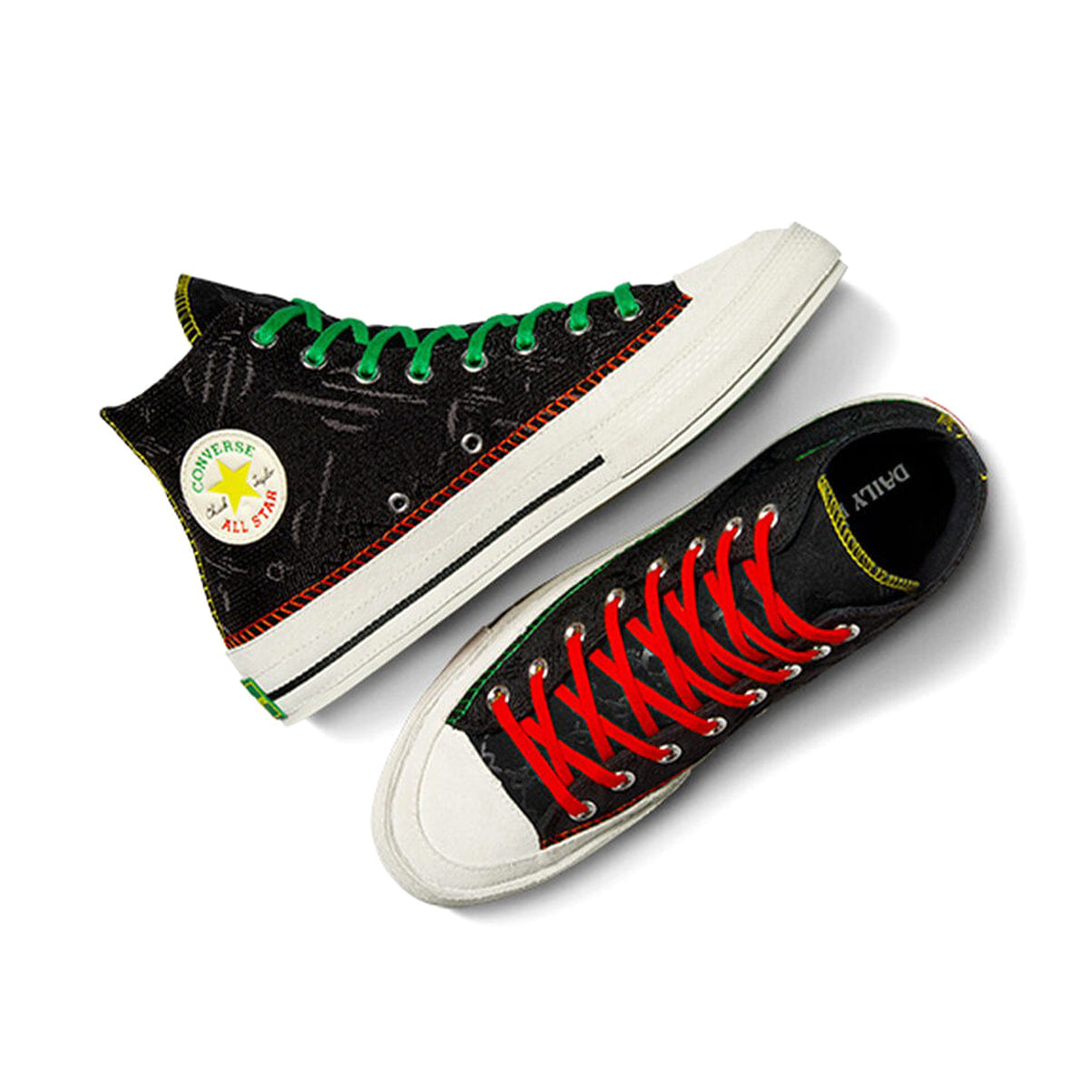 Converse Daily Paper + Converse Chuck 70 High BLACK/EGRET/MULTI