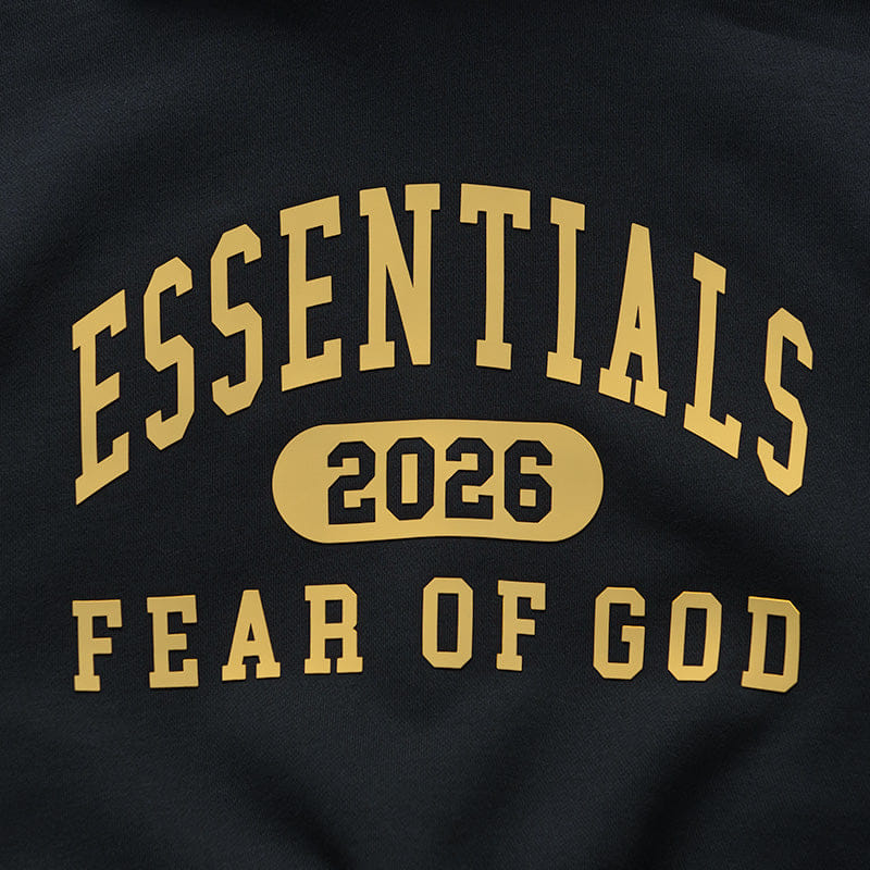 Fear of God Essentials Kids Fear of God Essentials Classic Hoodie - Vintage Black