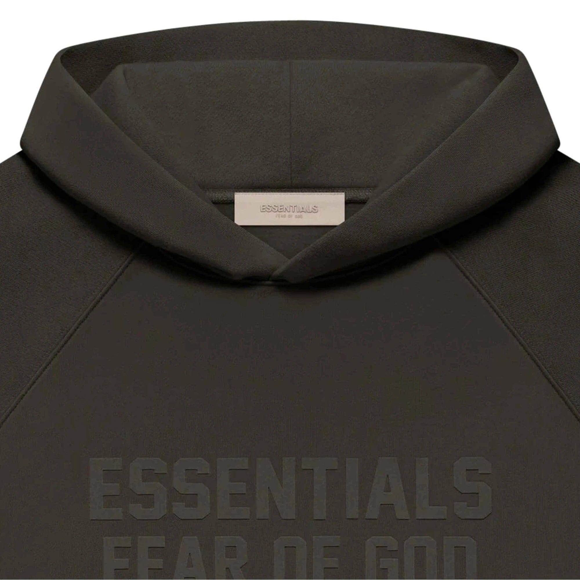 Fear of God Essentials ESSENTIALS Pull Over Hoodie Off Black (2022)