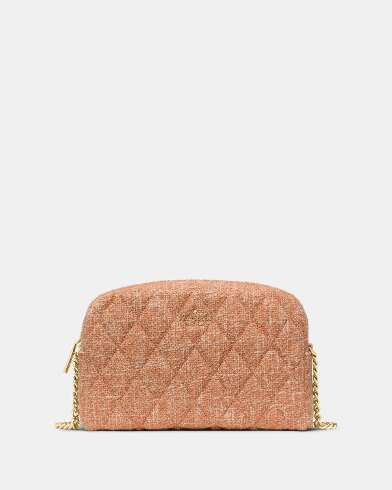 Kate Spade KateSpade Carey Tweed Mini Camera Bag Orange Jasper Multi