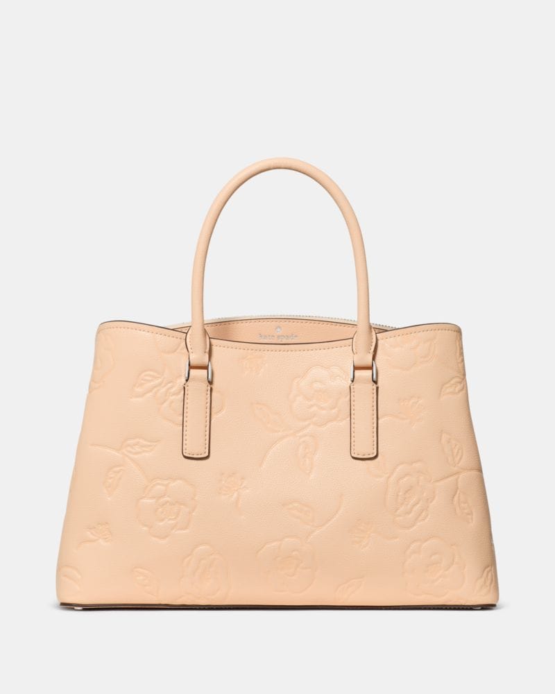 Kate Spade KateSpade Thompson Street Floral Satchel Bag Crisp Peach