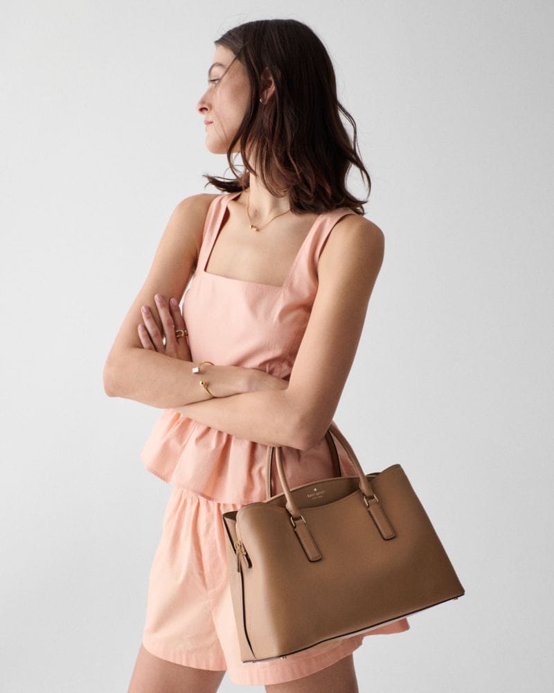 Kate Spade KateSpade Thompson Street Satchel Bag Tuscan Brown