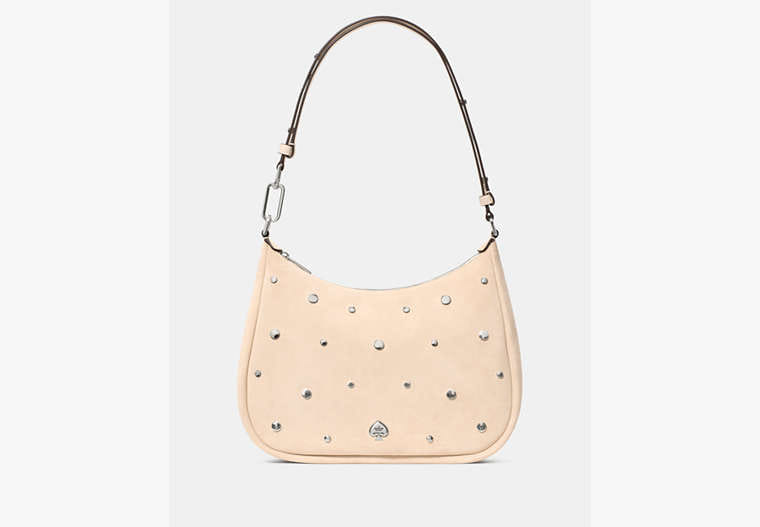 Kate Spade Kayla Suede Studs Large Shoulder Bag