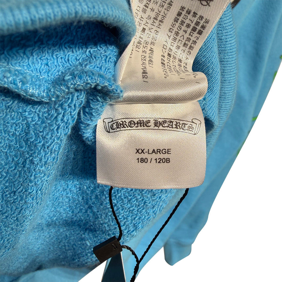 Chrome Hearts Matty Boy Brain Hoodie Light Blue