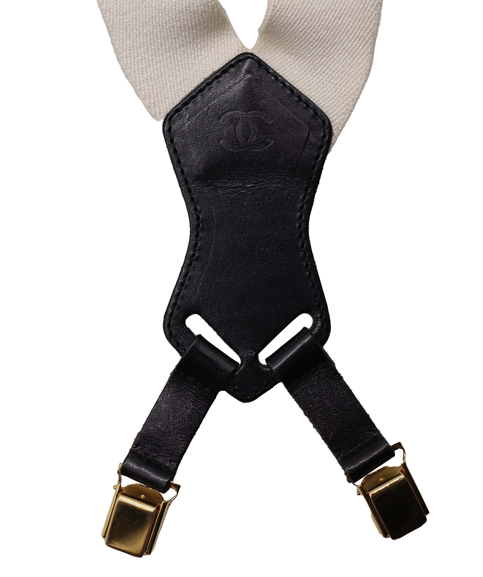 Chanel Logo Suspender White DXBK0099