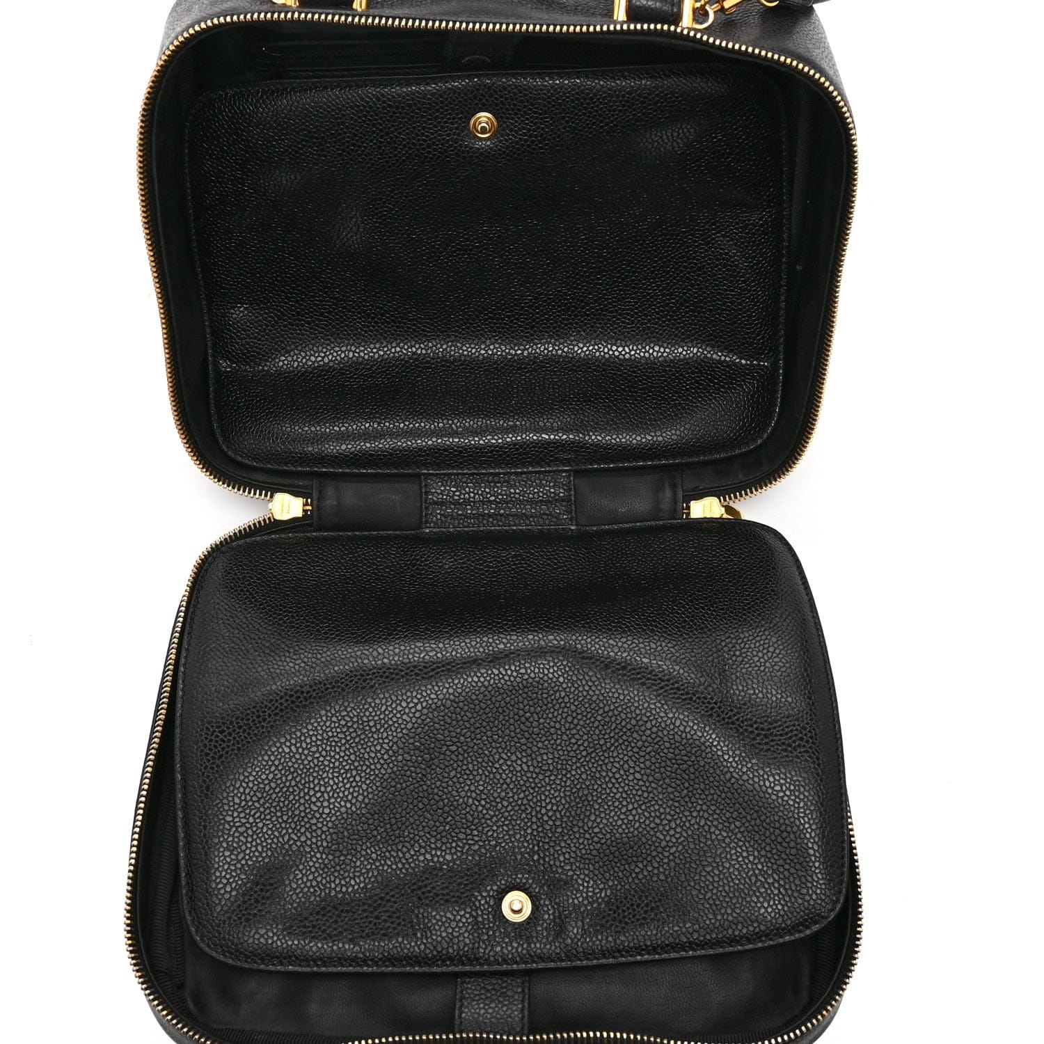 Chanel Caviar Timeless CC Vanity Case Black