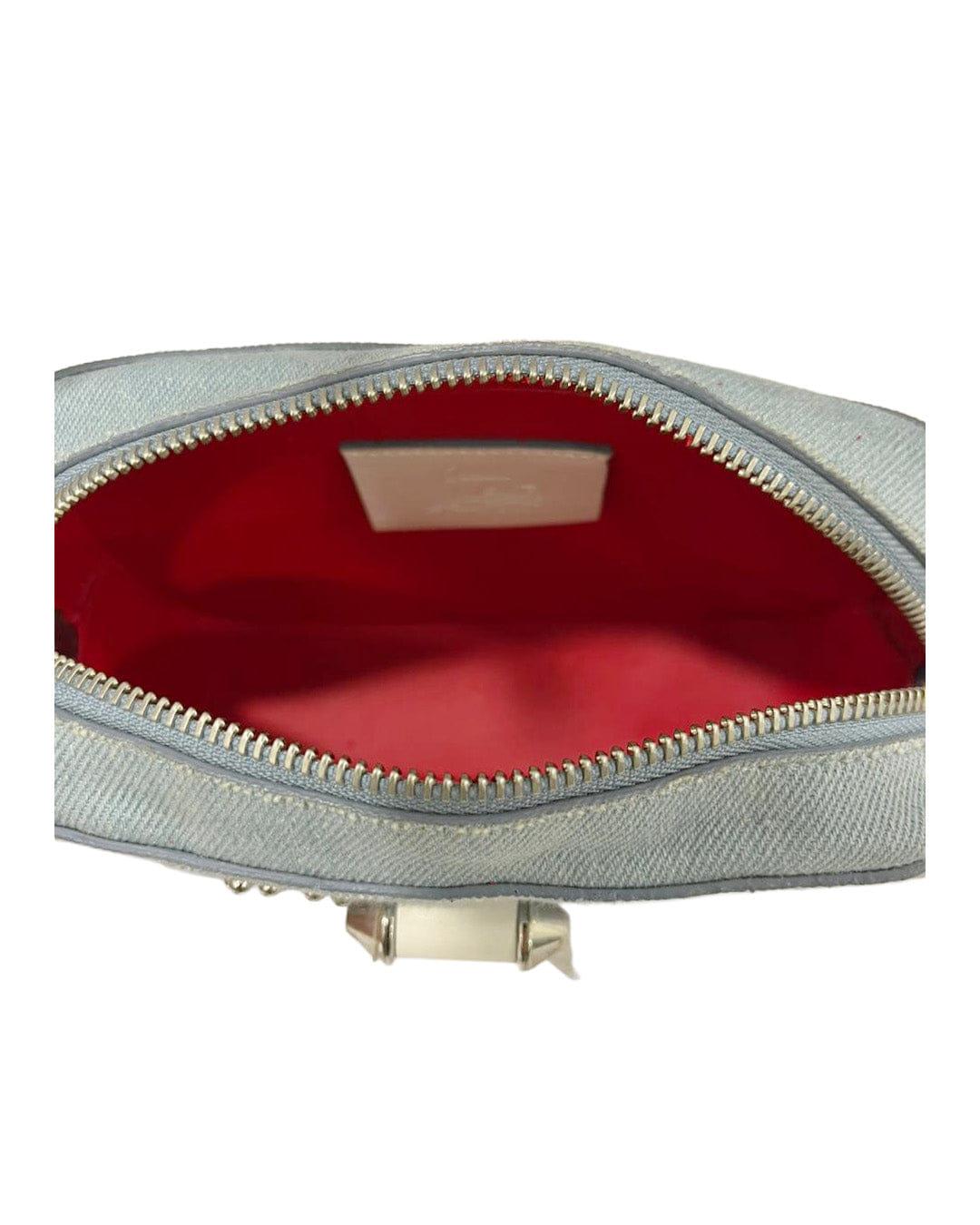 Christian Louboutin Blue Mini Rubylou Love Crossbody Bag