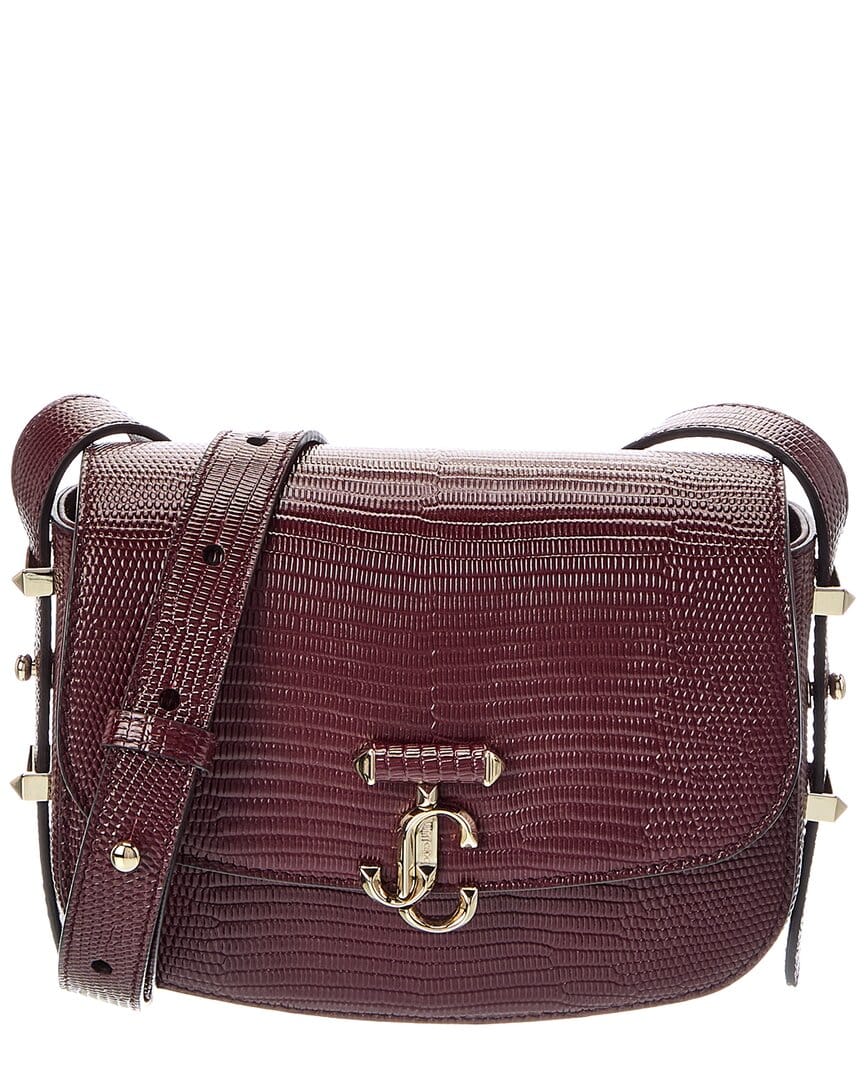 Jimmy Choo Lizard - Embossed Leather Crossbody