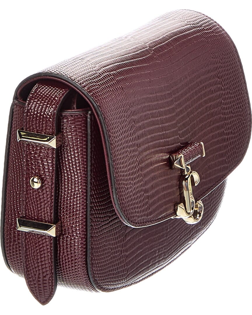 Jimmy Choo Lizard - Embossed Leather Crossbody