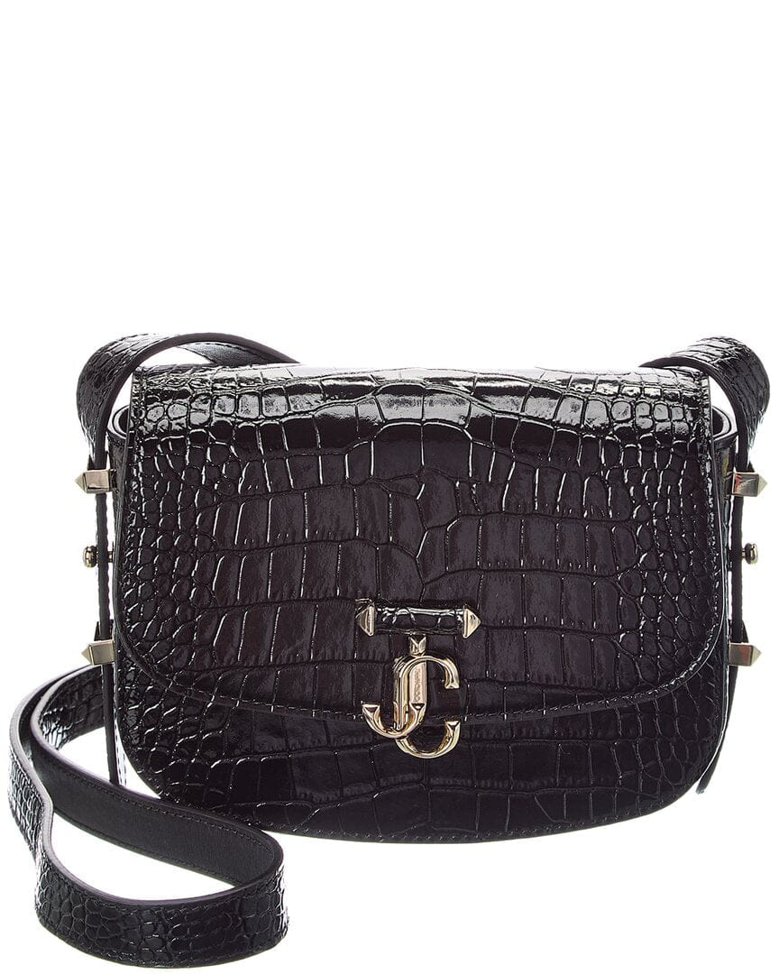 Jimmy Choo Croc - Embossed Leather Crossbody