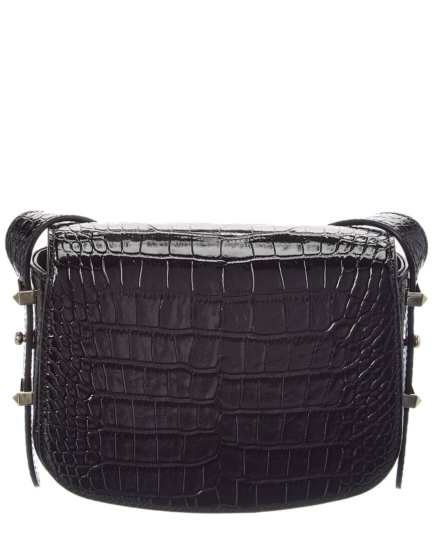 Jimmy Choo Croc - Embossed Leather Crossbody