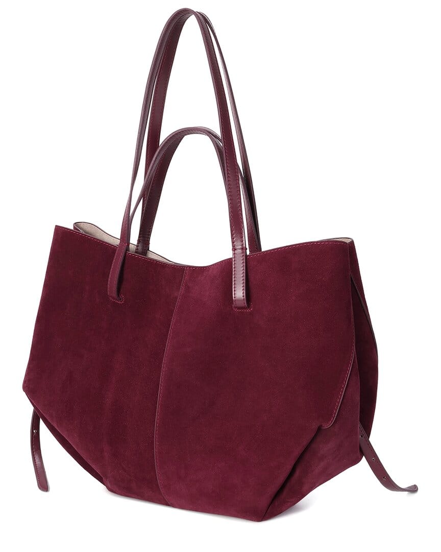 Tiffany & Fred Paris Lambskin Suede Tote