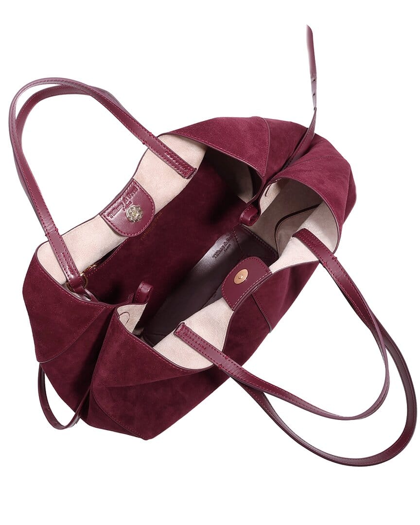 Tiffany & Fred Paris Lambskin Suede Tote