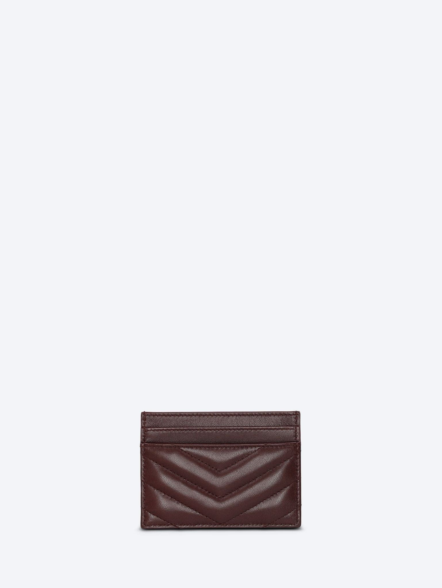 Saint Laurent Cassandre lambskin card case