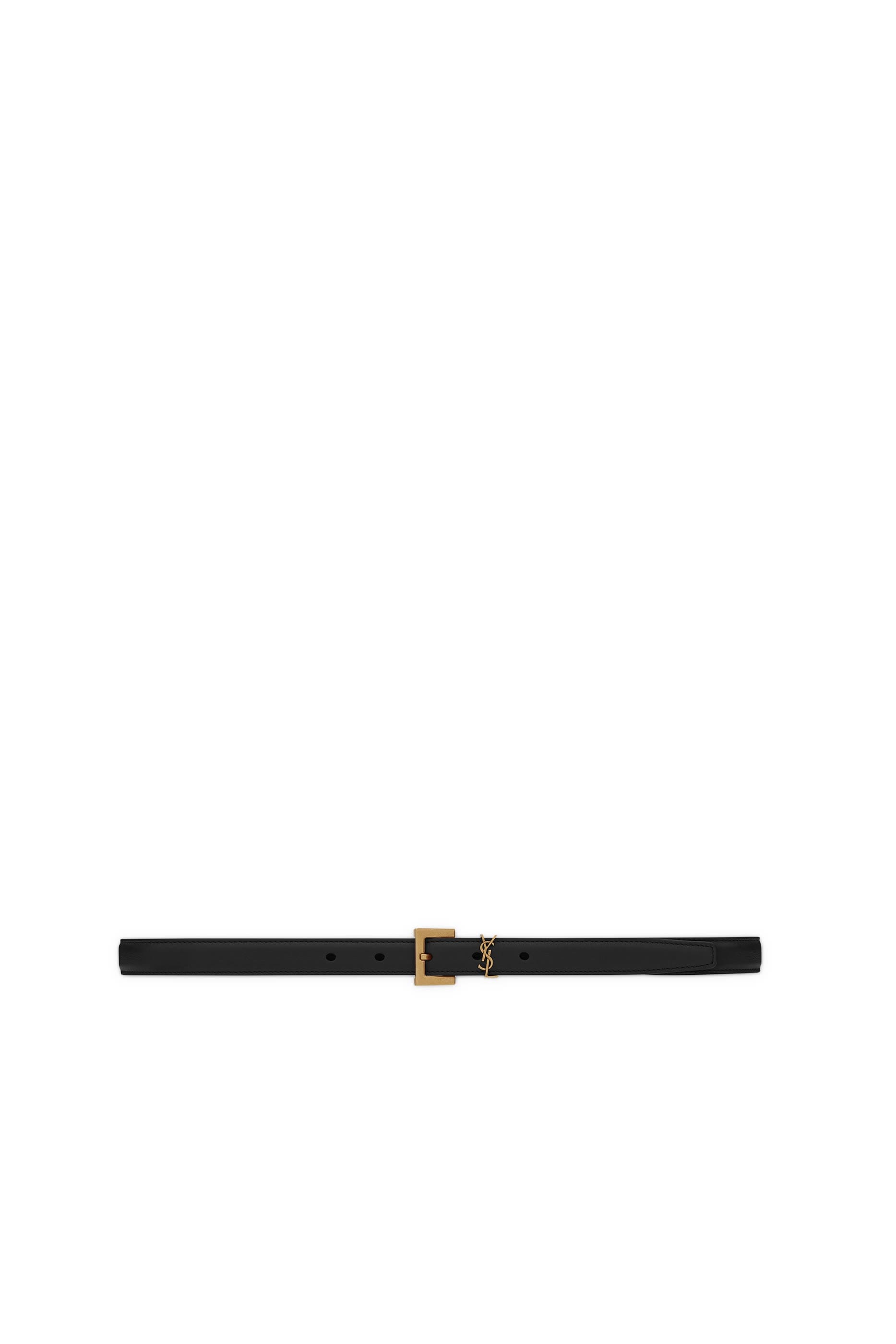 Saint Laurent Cassandre Thin Belt