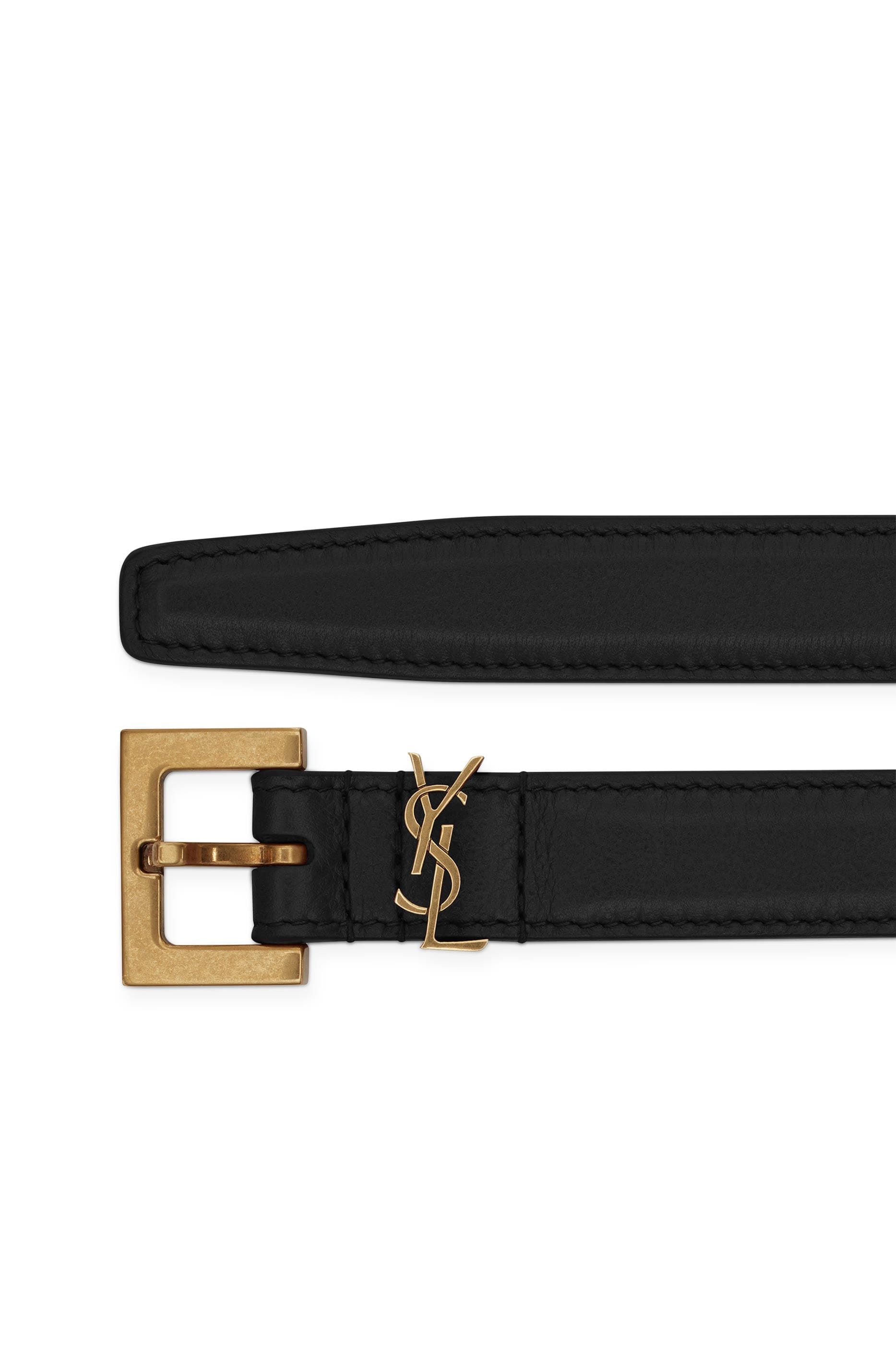 Saint Laurent Cassandre Thin Belt